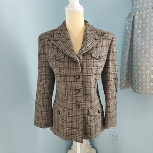 Pendleton plaid blazer/jacket F30